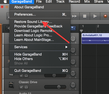 Could not find layout General Audio 10