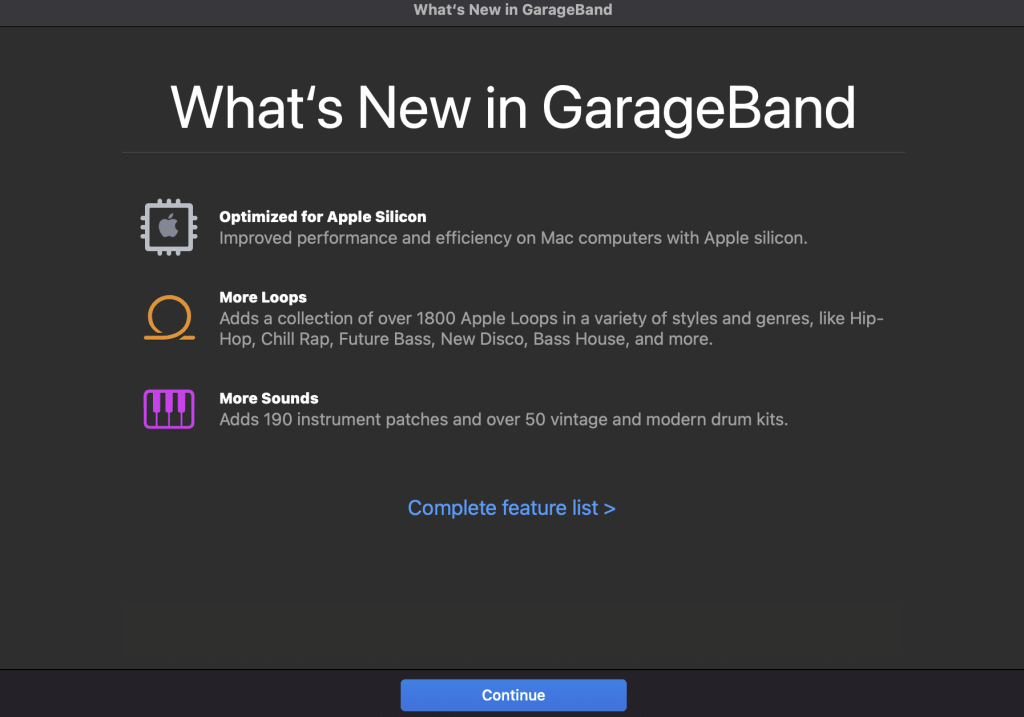 GarageBand 10.4.1 Review